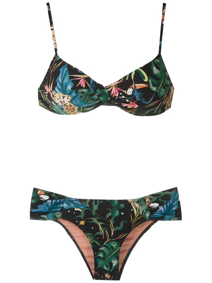 Lygia & Nanny Vitoria Printed Bikini Set - Black