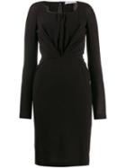 Givenchy Pre-owned 2000's Draped Midi Dress - Brown