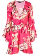 Patbo Floral Wrap Dress - Pink