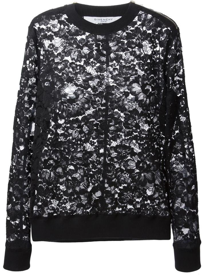 Givenchy Floral Lace Sweater
