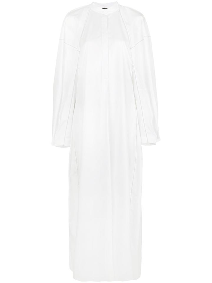 Jil Sander Oversized Shirt Dress - White