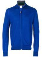 Paul Smith Zip Detail Jumper - Blue