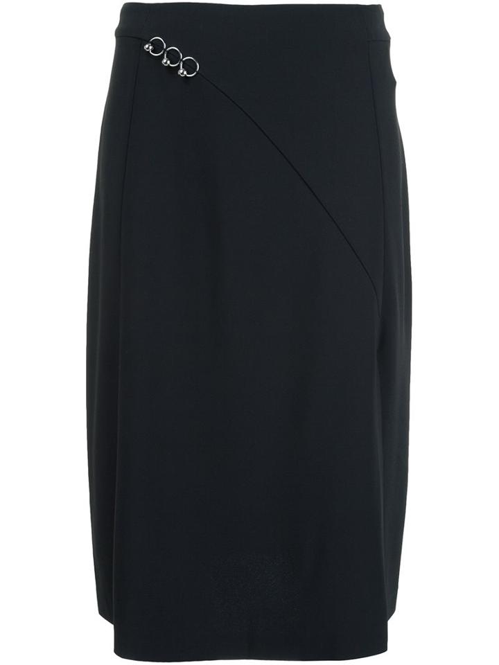 Mugler 'jupe' Skirt, Women's, Size: 36, Black, Acetate/viscose/spandex/elastane