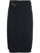 Mugler 'jupe' Skirt, Women's, Size: 36, Black, Acetate/viscose/spandex/elastane