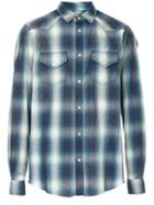 Ermanno Scervino Embroidered Denim Shirt - Blue