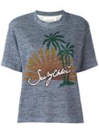 See By Chloé - Sunset Print T-shirt - Women - Cotton - S, Blue, Cotton