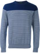 Z Zegna Striped Sweatshirt