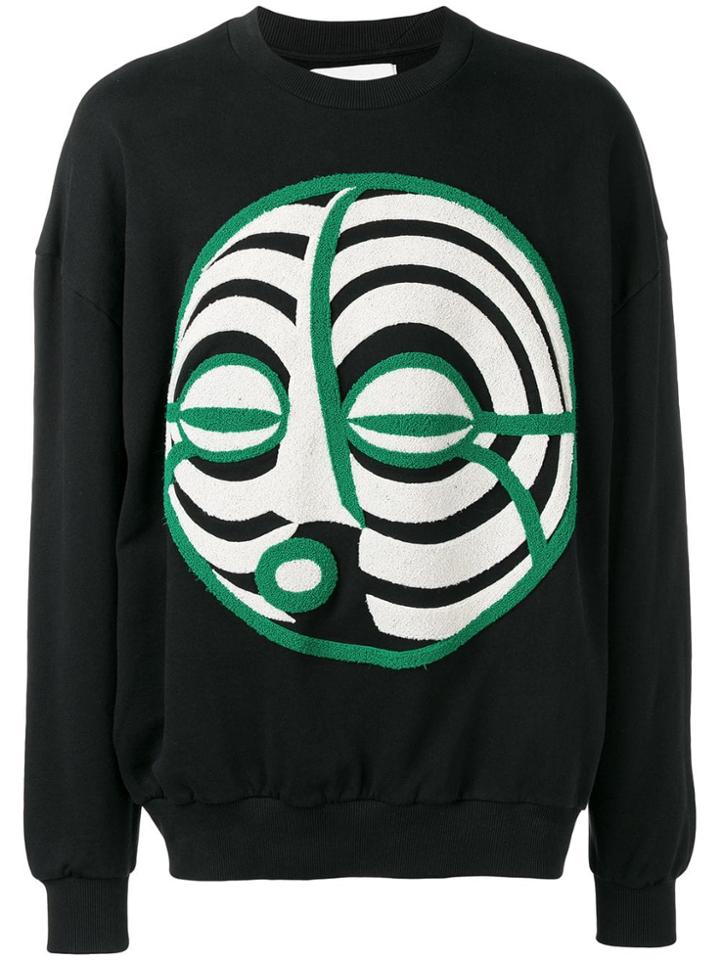 Henrik Vibskov Breath Embroidered Sweatshirt - Black