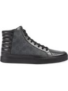 Gucci Gg Supreme High-top Sneakers - Black