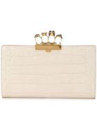 Alexander Mcqueen Knuckleduster Clutch Bag - Neutrals