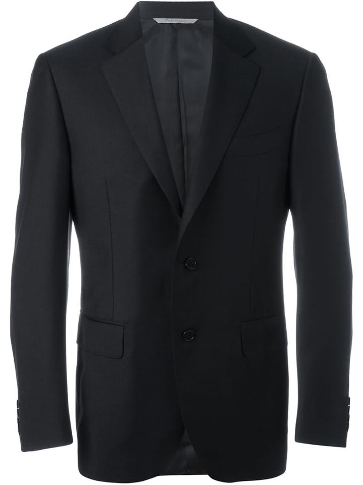 Canali Single Breasted Flap Pocket Blazer