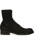 Officine Creative Perforated Lace-up Boots