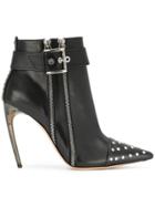 Alexander Mcqueen Studded Ankle Boots - Black