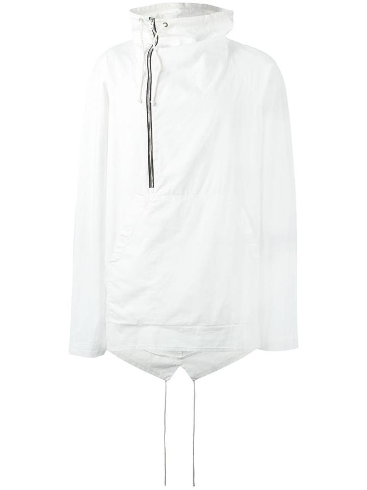 Lost & Found Rooms Side Zip Lightweight Jacket, Men's, Size: Small, White, Linen/flax/spandex/elastane