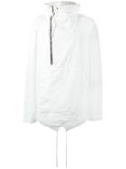 Lost & Found Rooms Side Zip Lightweight Jacket, Men's, Size: Small, White, Linen/flax/spandex/elastane