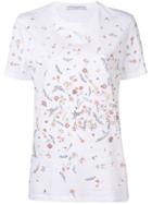 Ermanno Scervino Floral Embellished T-shirt - White