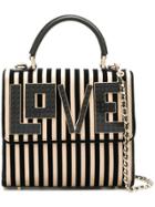 Les Petits Joueurs Mini Alex Black Widow Chain Bag