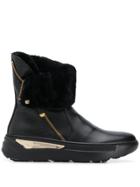 Baldinini Shearling Lined Ankle Boots - Black