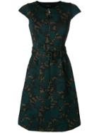 Etro Floral Jacquard Mid-length Dress - Green