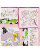 Emilio Pucci Square Scarf - Pink & Purple