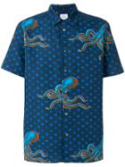 Ps By Paul Smith Octopus Print Short Sleeve Shirt - Brown