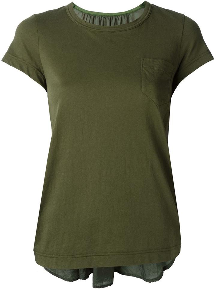 Sacai Cupro Insert T-shirt
