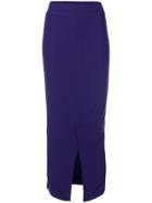 Romeo Gigli Vintage Long Pencil Skirt - Blue