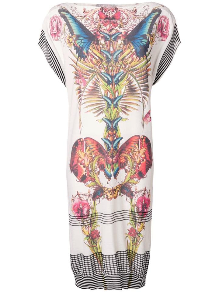Jean Paul Gaultier Vintage Kaleidoscope Print Dress - White