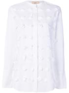 Ports 1961 Textured Collarless Shirt - White