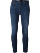 J Brand Cropped Jeans, Women's, Size: 25, Blue, Cotton/polyester/spandex/elastane