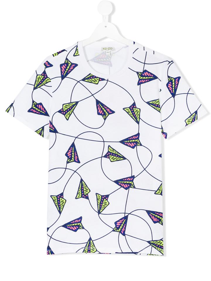 Kenzo Kids Kite Print T-shirt - White