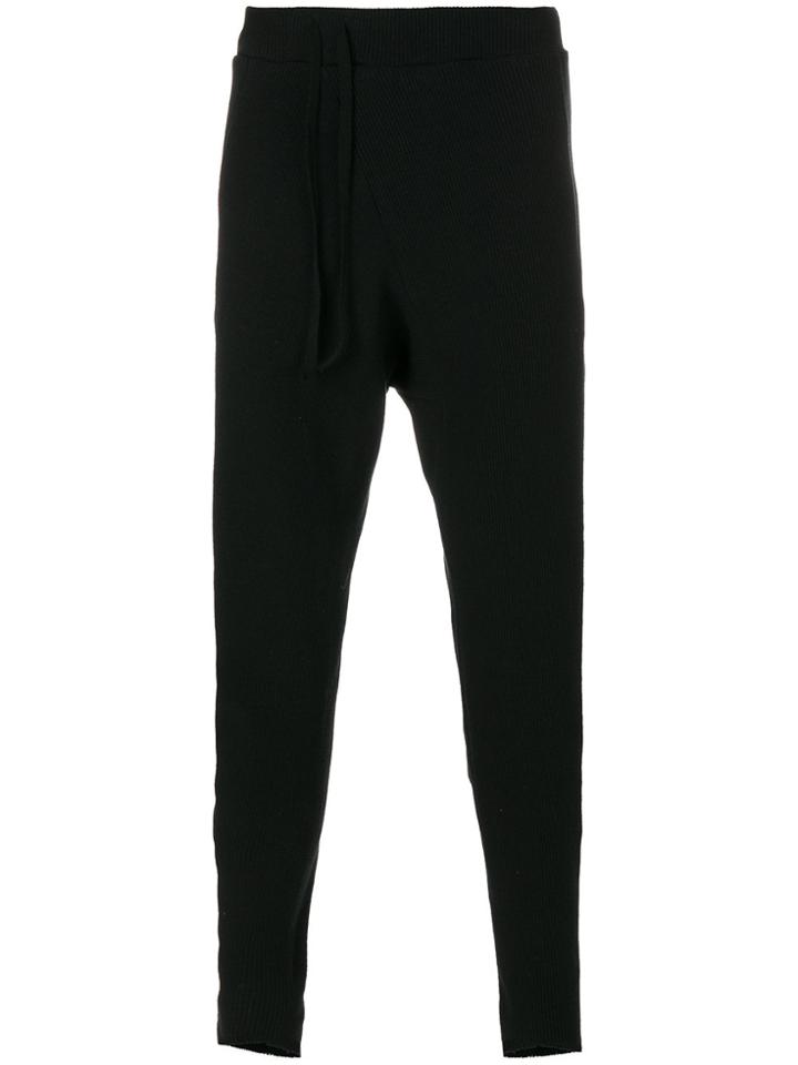 Cedric Jacquemyn Dropped Crotch Trousers - Black