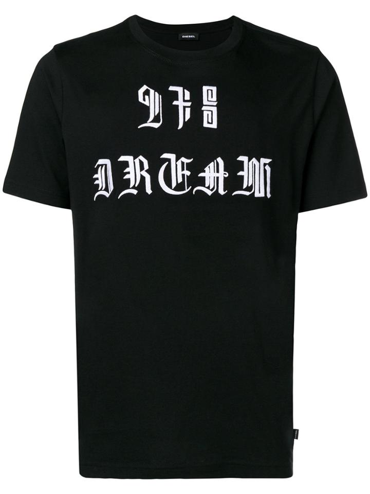 Diesel D78 Dream Print T-shirt - Black