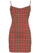 Miaou Miaou Viki Drs Slvls Fttd Mini Trtn - Red
