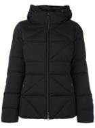 Fay Quilted Zipped Jacket, Women's, Size: Medium, Black, Polyamide/spandex/elastane/feather Down