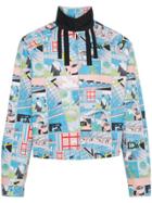 Prada Comic Book Print Harrington Jacket - Blue