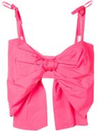 Msgm Bow Detail Top - Pink