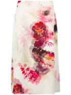 Lanvin - Chiffon A-line Floral Skirt - Women - Silk - 36, Silk
