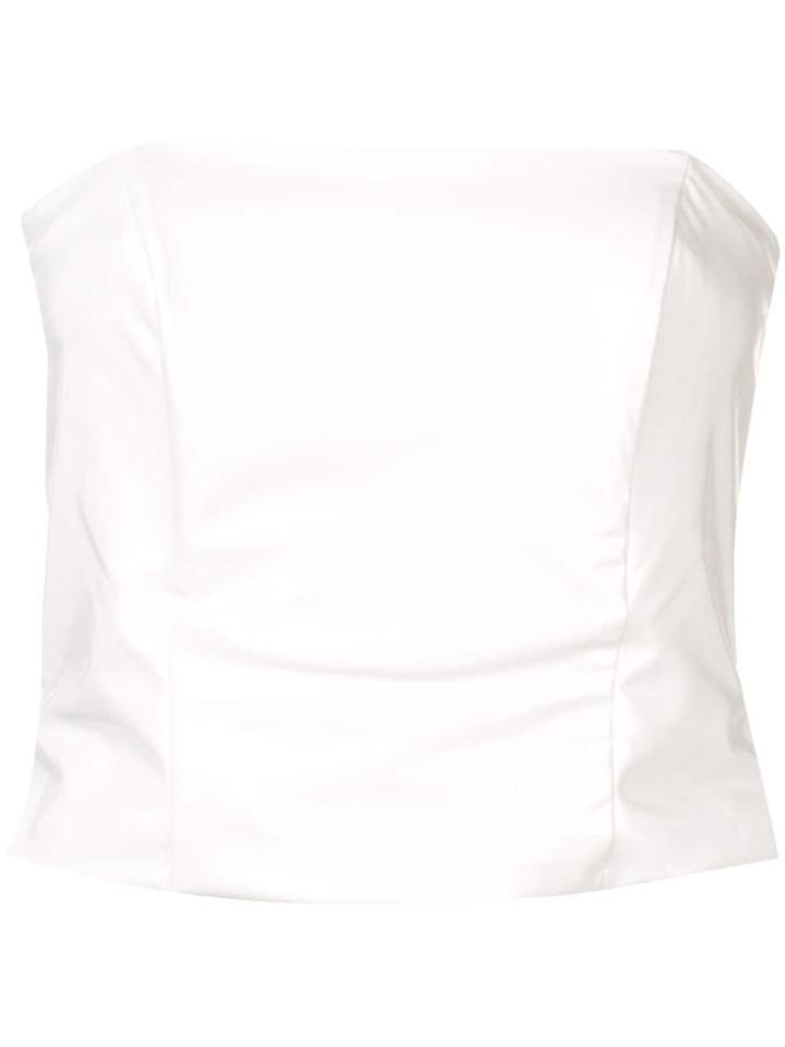 Federica Tosi Strapless Top - White