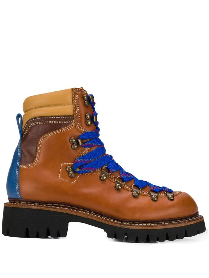 Dsquared2 Canadian Heritage Ankle Boots - Brown