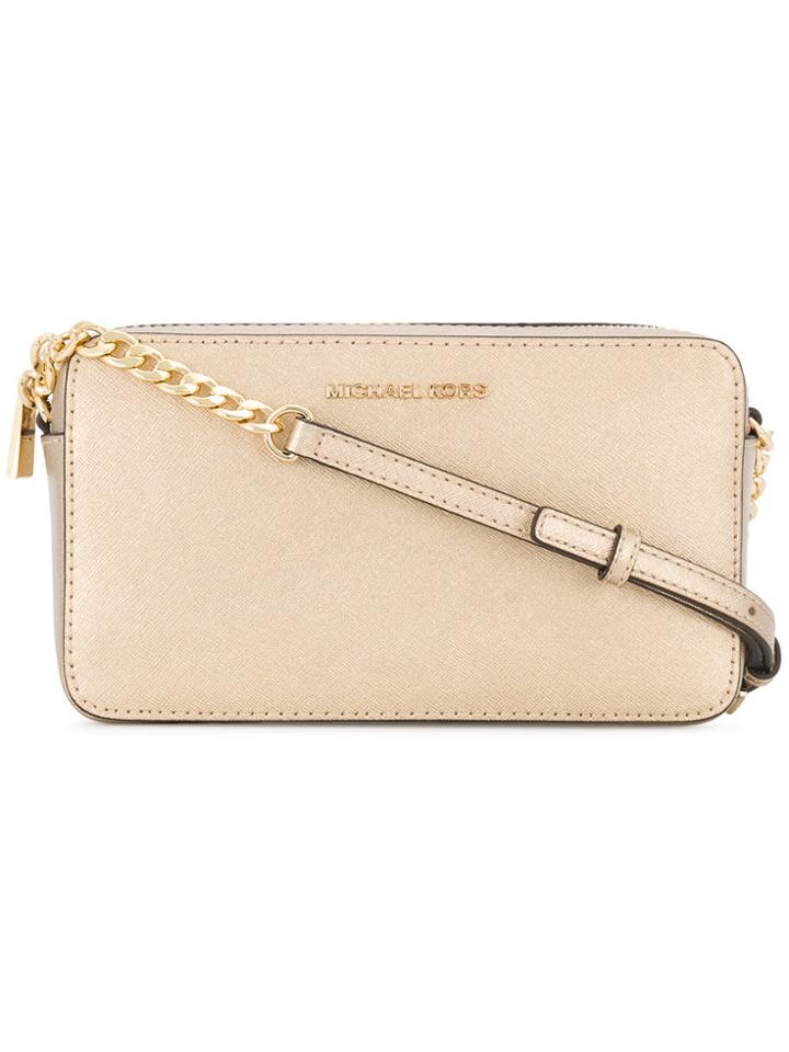 Michael Kors Collection Jet Set Shoulder Bag - Metallic