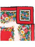 Gucci Floral Printed Scarf - Multicolour