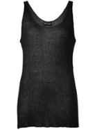 Baja East Ribbed Top, Women's, Size: 0, Black, Viscose/cashmere