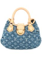 Louis Vuitton Vintage Pleaty Hand Bag - Blue