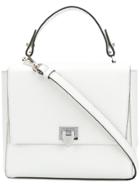 Philippe Model Flap Square Tote - White