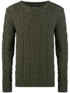 Overcome Chunky Knit Jumper - Green