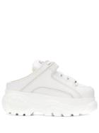 Buffalo Open Heel Platform Sneakers - White