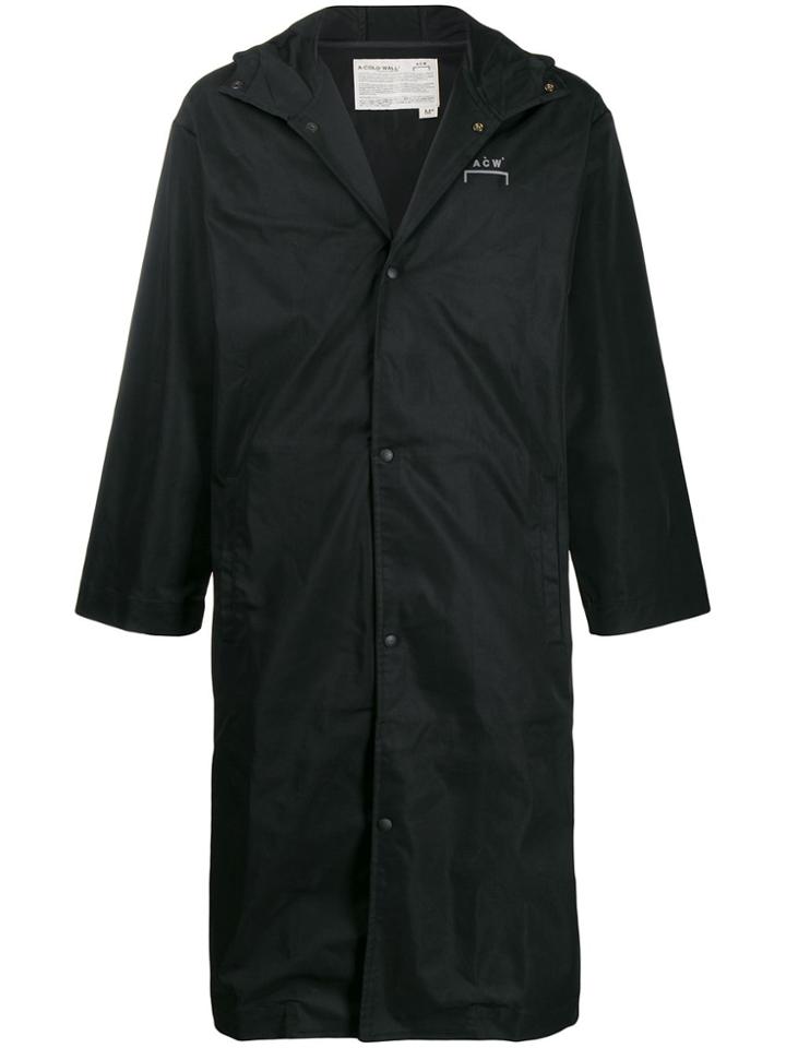 A-cold-wall* Oversized Hooded Coat - Black
