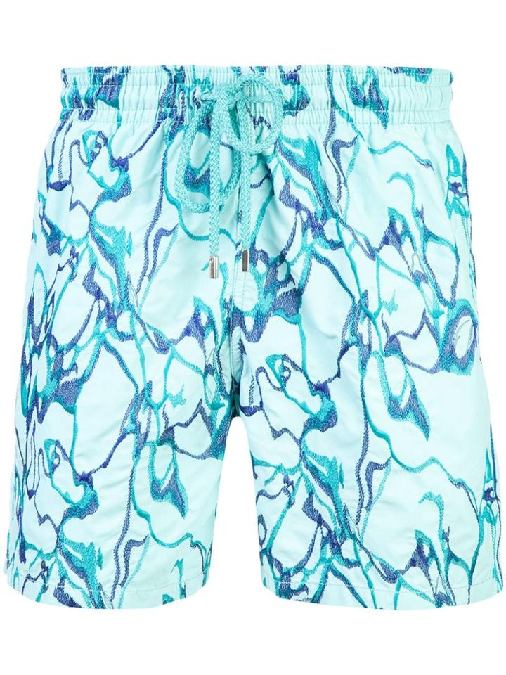 Vilebrequin Embroidered Swim Shorts - Blue
