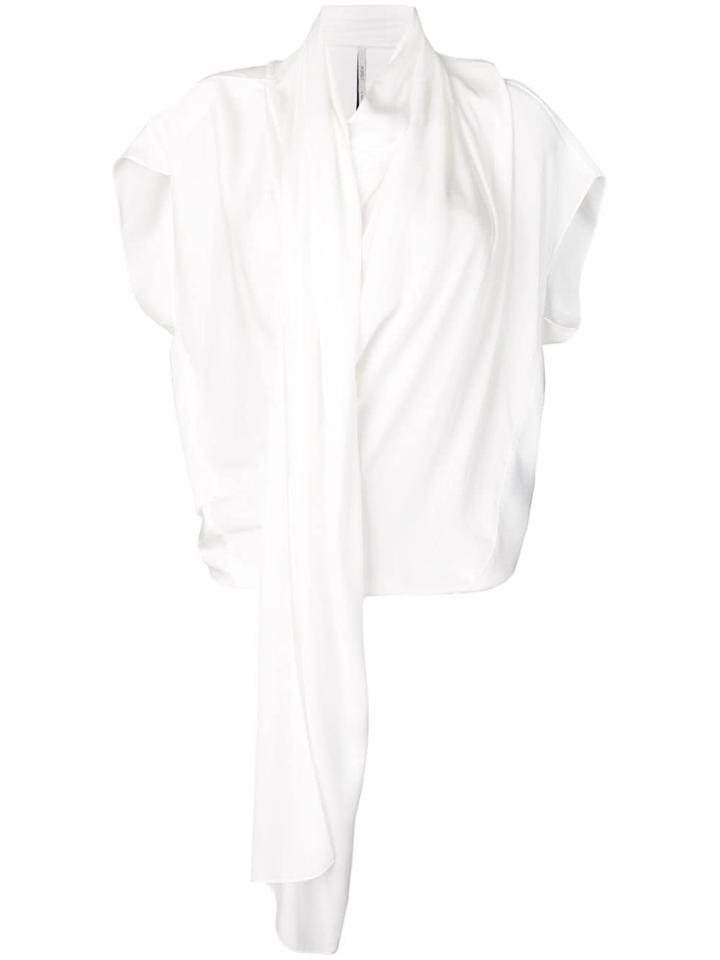 Poiret Pleated Blouse - White